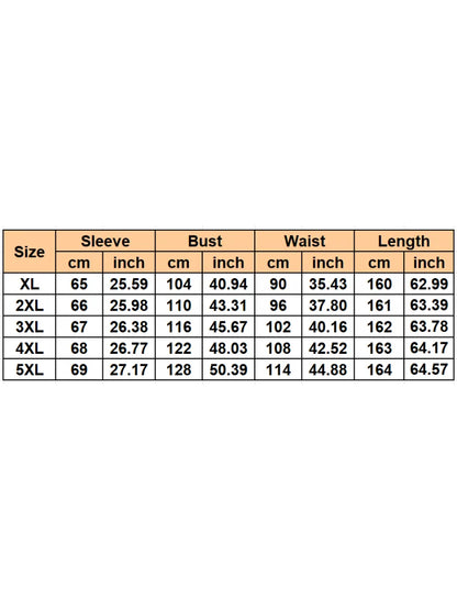 XL-5XL Plus Size Clothes Dresses Women Robes Summer Spring Long Sleeve Street Style Casual 3XL 4XL Big Size Maxi Dress Oversize