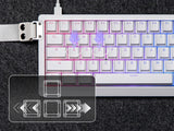 EPOMAKER HE68 Lite 65% ANSI US Layout Tray-Mounted Wired Hall Effect Magnetic Mechanical Keyboard DKS SOCD RGB Backlight