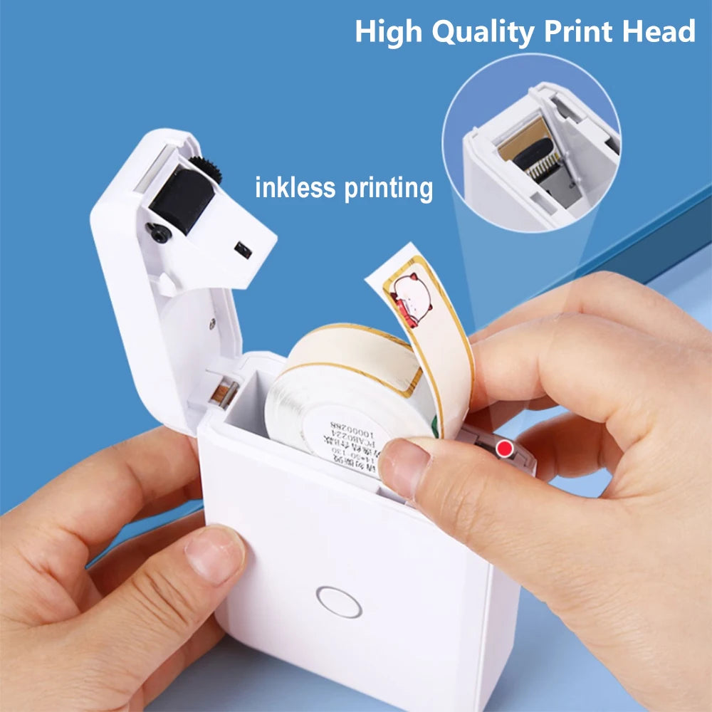 Niimbot D110/D11/H1S Mini Thermal Label Printer Portable Paper Maker Wireless Sticker Machine Inkless Labeller for Office Home