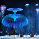 Solar Garden Lights Outdoor Waterproof Fiber Optic Jellyfish Lawn Lights Outdoor Patio Villa Yard Decor