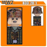 WW2 Military Soldier Figures Building Blocks Soviet British Army German Camouflage Warrior Infantry Accessories Bricks Toys Gift