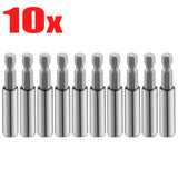 10/1pcs Magnetic Screwdriver Extension Hex Shank Extended Connecting Rod Carbon Steel Screwdriver Bit Holder Power Tools