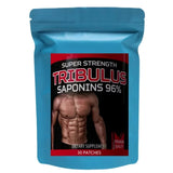 Tribulus Terrestris 5000mcg Extract 96% Saponins - Testosterone Booster Transdermal Patches, 30 Patches