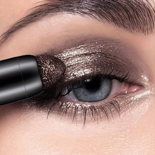Eyeshadow Stick Pencil Waterproof Glitter Matte Eyeshadow 2 in 1 Pearly  Makeup High Pigmented Eyelid Under Crease Eyeshadow Pen