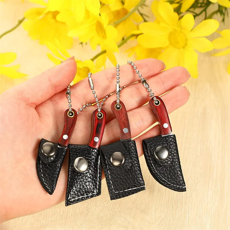 Portable Mini Knife Demolition Express Knife Collection Knife Keychain Ornament Out of The Box Portable Knife Bottle Cap Opening