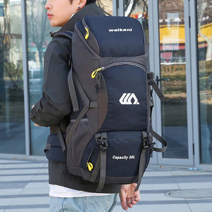High Capacity Multifunctional Hiking Backpack Men Outdoor Sport Travel Backpack Bag Women 50L Hiking Climbing Fishing Backpack