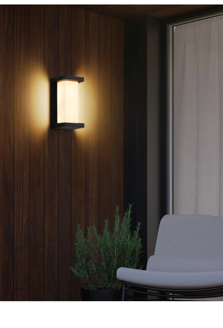 Led Outdoor Wall Light Waterproof IP65 Motion Sensor Led Outdoor Lighting Porch Lights Balcony Garden Lights Outdoor Wall Lamp