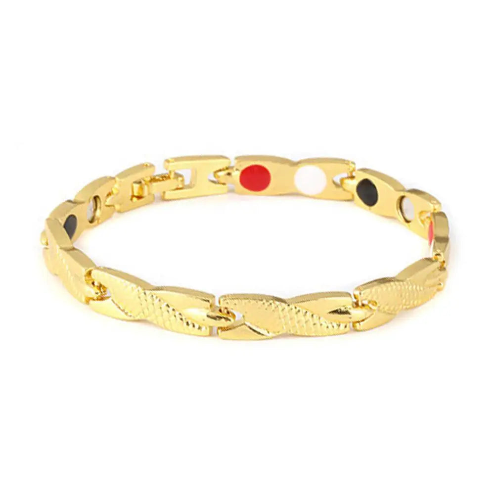 Pulsera magnética de terapia con diseño de dragón para mujer y hombre.