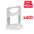 100-800PCS Floor Tile Leveling System Clips Spacers Straps Tile Piler Wadge Ceramic Tile Laying Leveling Construction Tools