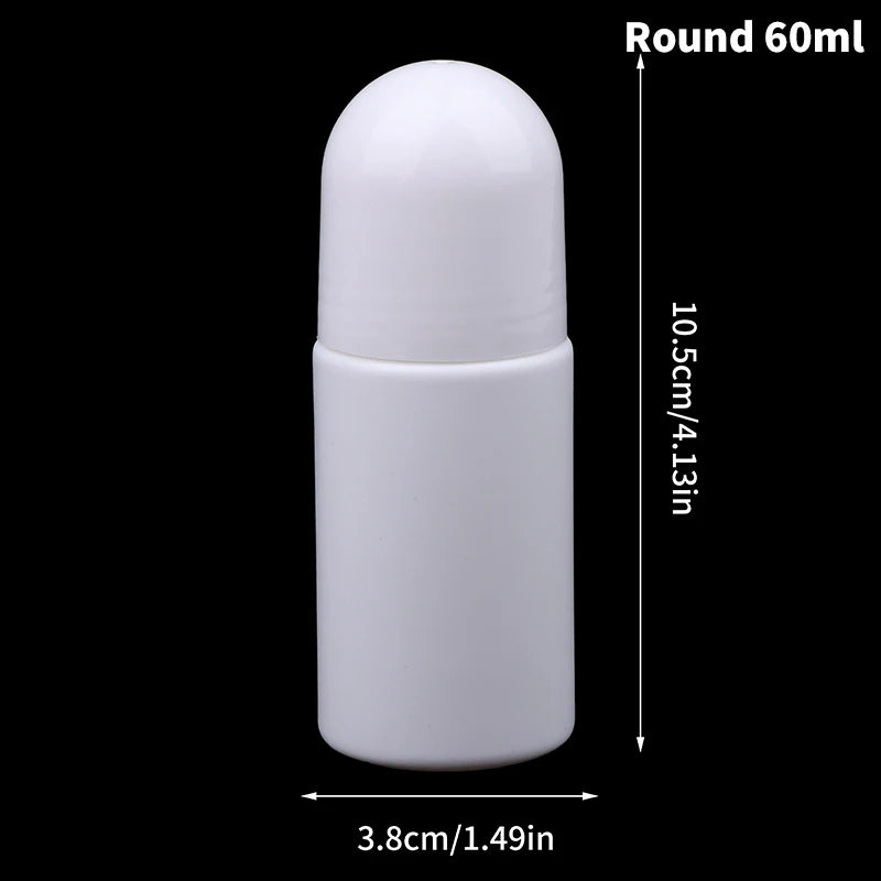 30ML-100ML DIY Deodorant Containers Roller Bottles For Essential Oils Empty Refillable Roll On Bottles