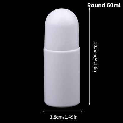 30ML-100ML DIY Deodorant Containers Roller Bottles For Essential Oils Empty Refillable Roll On Bottles