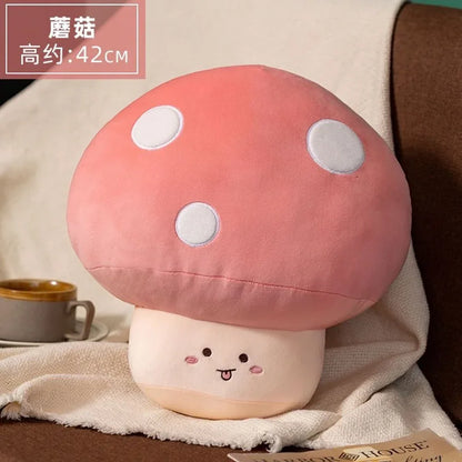 Peluche de aguacate, plátano, zanahoria y hongo, para dormir, cama, sofá, regalo de cumpleaños, nueva idea