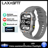 LAXASFIT Smart Sports Watch LED Flashlight Music Player Fitness Tracking Bluetooth Calling Sleep Monitoring 2025 New Smart Watch