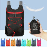 Buylor Outdoor Foldable Backpack Men Women Lightweight Waterproof Nylon Sports Bag for Camping Hiking Travel Mountain Bag Travel