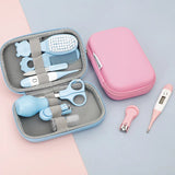 8pcs/Set Nail Clippers Baby Care Soft Comb Brush Care Combination Hair Comb Grooming Brush Set Nail Trimmer Tool Kit Healthcare