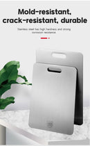Stainless Steel Thickened Cutting Board Antibacterial Mildew-proof Kneading Dough Board Kitchen Fruit vegetable Cutting Board