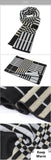 Classic Plaid Men Scarves Winter Warm Cashmere Soft Scarf For Men Casual Business Neckerchief Black Gray Silk Scarves 30*180cm