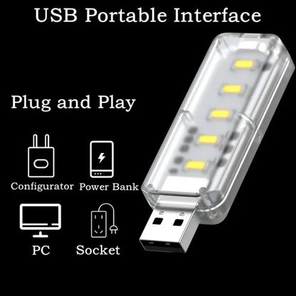 Portable Dimmable Touch Control 10LEDs USB Night Light 5V Bulb for Bedroom Study PC Laptop Mobile Power Bank Plug in Lighting