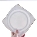 Ceramic Square Plates and Bowl Set Dinner Set Plates and Dishes Bone Porcelain Tableware Phnom Penh Cutlery Kitchen Accessories
