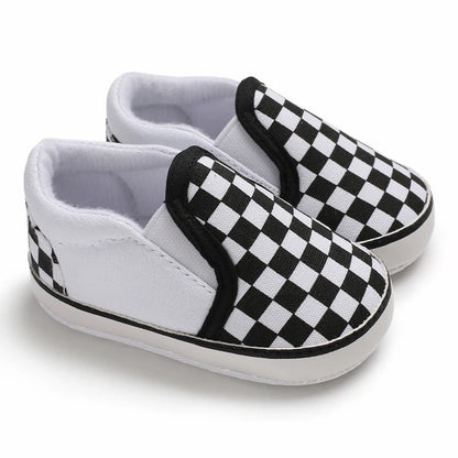 Newborn Baby Canvas Shoes Anti-slip Soft Baby Boy Girl Sneakers Casual Multi-Color Toddler First Walkers Crib Shoes