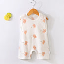 New 2025 Soft and Lightweight Cotton Baby Crawling Clothes for Boys Girls Aged 1-20 Months Children Romper Kids Homewear