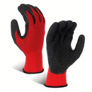 Multi functional work gloves, rubber coating, durable and safe grip, suitable for gardening and mechanical workers