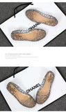 Women's Flat Bottom Plastic Jelly Sandals Hollow out Slip-On Beach Shoes Comfortable Lightweight Summer Footwear