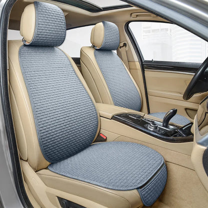 Universal Car Seat Cover Car Front Rear Seat Back Cushion Falx Car Seat Cushion Protector Auto Interior Pad Fit for Most Cars