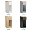 SoBuy FBT111x2 Bedside Table 2 set with drawer for box spring bed sofa table 2 pieces side table table narrow bedside cabinet