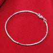 925 Sterling Silver Bracelets for Women, Fine Snake Bone Beads Chain, Fashion Jewelry, Wedding Party, Christmas Gifts, Hot, New 
