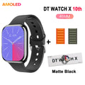 DT Watch 10 SmartWatch DT Watch X Amoled 46mm Screen Video Play Local Music 4GB NFC ChatGPT Compass SmartWatch For Apple Android