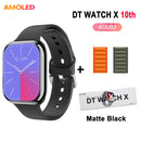 DT Watch 10 SmartWatch DT Watch X Amoled 46mm Screen Video Play Local Music 4GB NFC ChatGPT Compass SmartWatch For Apple Android