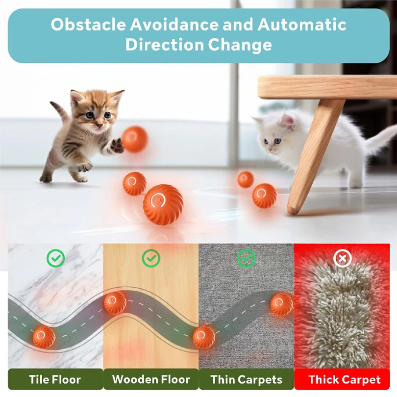 Pet Gravity Smart Dog Toy Ball Interactive Pet Toy Moving Ball Shell USB Automatic Jumping for Puppy Birthday Gift Cat Product 