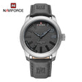 NAVIFORCE Popular Male Wristwatch Military Sports Shockproof Waterproof Leather Watch Men Fashion Casual Clock Relogio Masculino