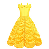 Children's Halloween Role Play Fairy Princess Belle Dress Xmas Carnival Masquerade Performance Birthday Party Fancy Girl Clothes