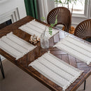 Cotton Linen Placemats For Dinner Table Macrame Modern Accessory Kitchens Underplate Party Wedding Table Decor Place Mats Set