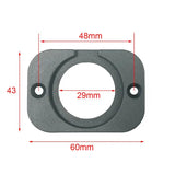 1Pc 2025 DIY Car USB Charger Switch Voltmeter Panel Marine Cigarette Lighter Voltmeter Power Outlet Socket Panel Mount Holder
