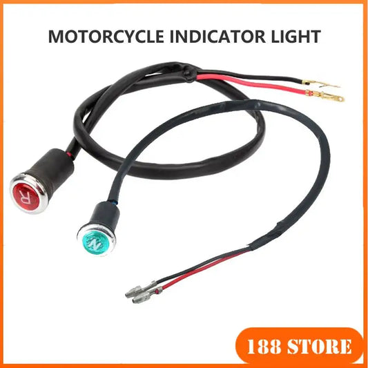 Motorcycle Accessories 46cm Neutral Reverse Light Gear N/R Indicator DC 12V Plastic for 50cc-250cc ATV Chinese 4 Wheeler Quad
