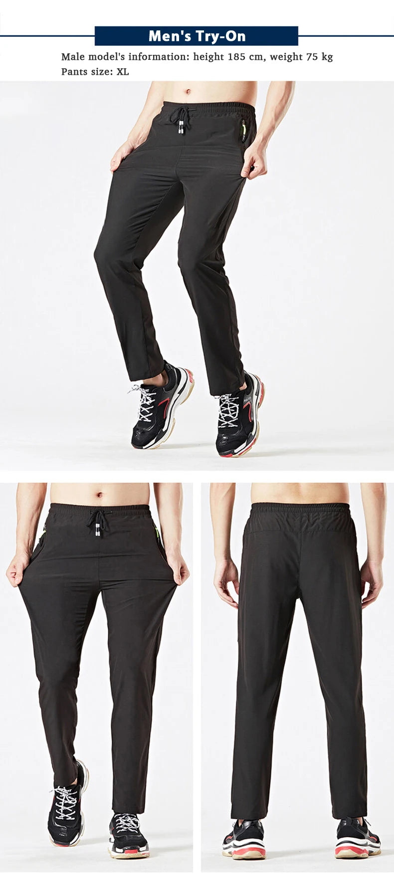 LNGXO Women Men Camping Pants Climbing Trekking Outdoor Sports Thin Pants Unisex Summer Quick Dry 4-Way Stretch Hiking Trousers