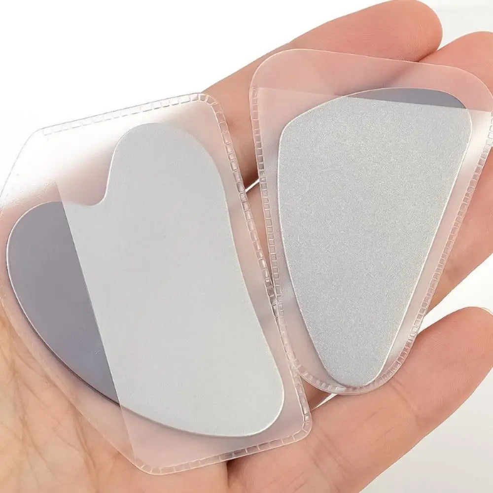 New Stainless Steel Gua Sha Scraper Heart Shape Universal Face Massager Guasha Massage Tool for Facial Beauty Eye Massage