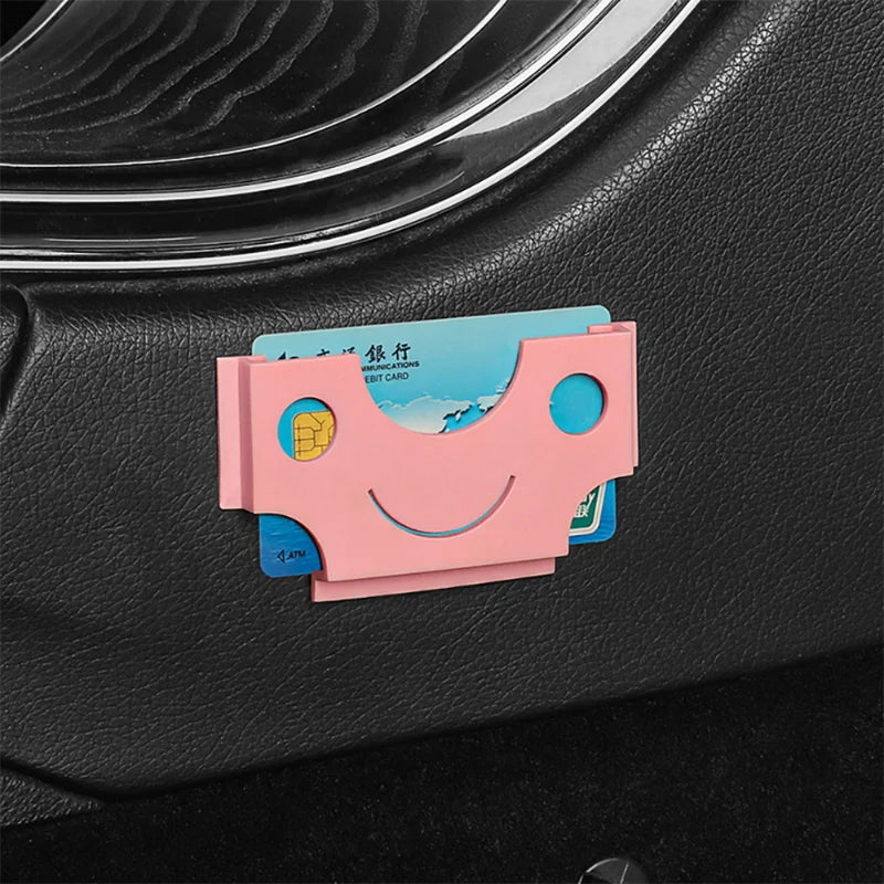 Car Card Storage Holder Portable Card Storage Case Paste Mount Car Interior Organizers Voiture Accessories Intérieur  Universal