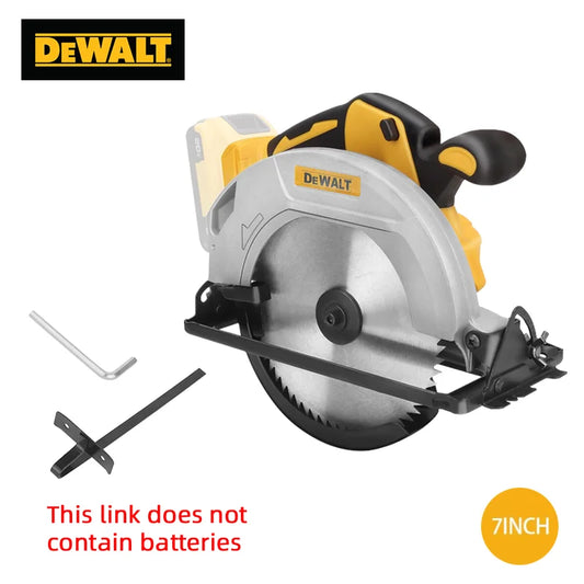 Dewalt 5000RPM Brushless Circular Saw 7 Inch Cordless Handheld Woodwork Saw Adjustable Cutting Depth Multifunction Tool