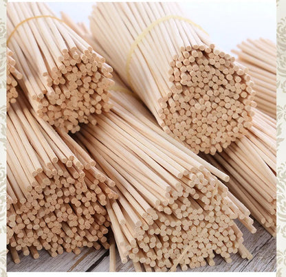 50pcs 10/19/22/24/30/35/40cm Natural Rattan Sticks Reed Diffuser Home Fragrance Reed Sticks Aromatherapy Diffuser Refill Sticks