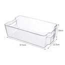 Transparent Refrigerator Storage Box Vegetable Fruit Organizer Fridge Clear Container for Kitchen Food Drinks Storage