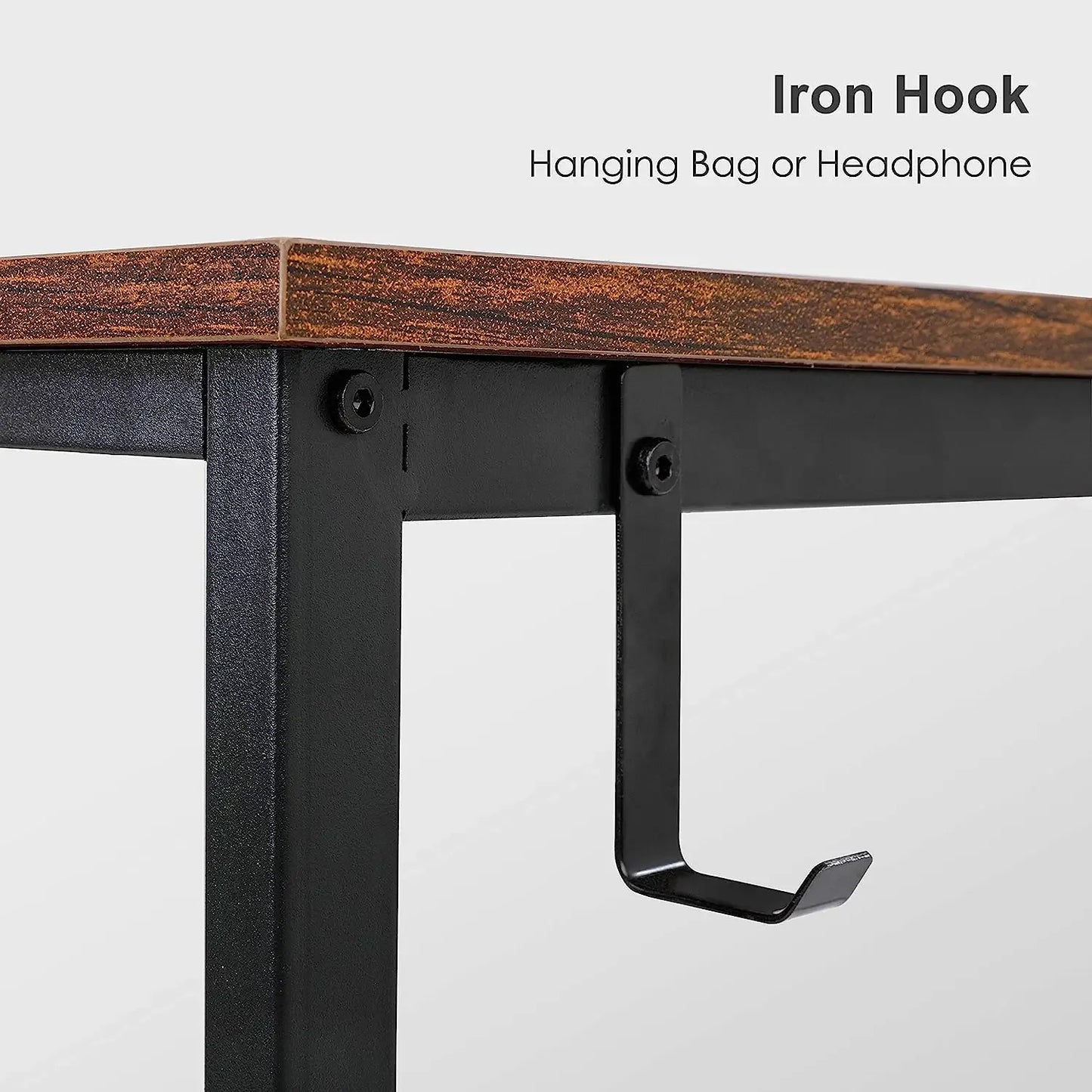 Homfa Desk Computer PC Desk Laptop Table Home Office School Work Desk Stable with Organizer 100 x 50cm