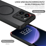 Hard Plastic Matte Camera Protection Case For Xiaomi 15 14 13 Ultra 13T 14T Pro For Magsafe Magnetic Wireless Charge Phone Cove
