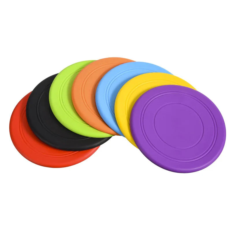 7 Colors Silicone Flying Saucer Funny Dog Cat Toy Dog Game Flying Discs Resistant Chew Puppy Training Interactive Pet Supplies