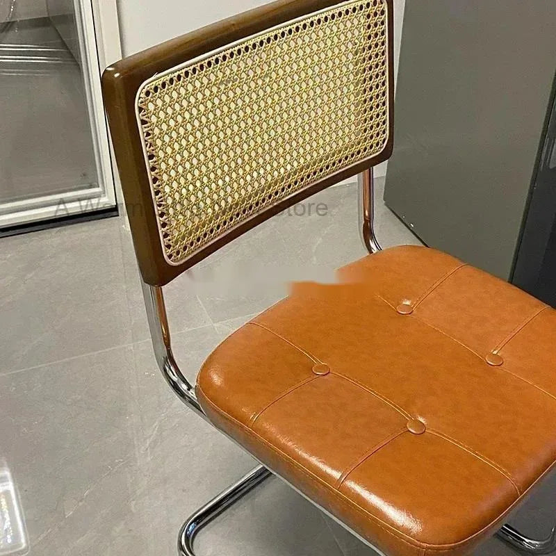 Kitchen Office Outdoor Dining Chairs Modern Luxury Salon Relax Cesca Chair Restaurant INS Sillas Para Comedor Furniture WK50DC