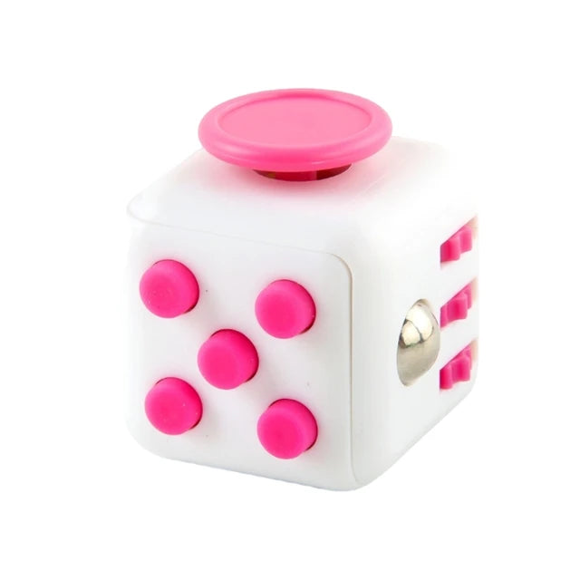 Anti-Irritability Decompression Toy, Hand Pinching, Anxiety Relief, Playable Fingertip Dice, Magic Cube, 6 Sides 