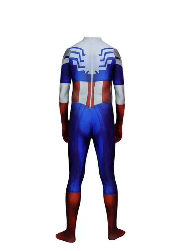 Halloween Adult  Captain Cosplay Costume Party Female Girls Woman Jumpsuits Superhero Zentai Bodysuit